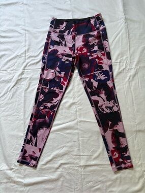 Lucy Size M Womens Multicolor Compresion Stretch Pull On Activewear Leggings